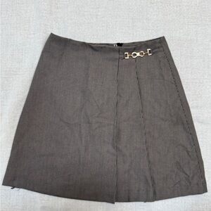 H&M Black Skirt with Gold Detail